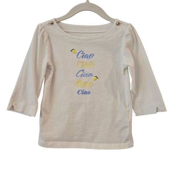 JANIE AND JACK EMBROIDERED CAIO TEE. SIZE 3. - Picture 2 of 9